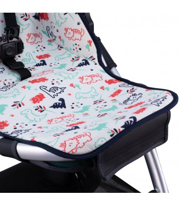 uppababy vista - vista 3/4 inferior Dino Party