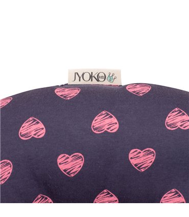 Almohada de viaje - Detalle etiqueta Fluor Heart