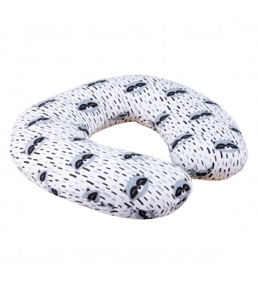 Almohada de viaje - Vista 3/4 Racoon Town