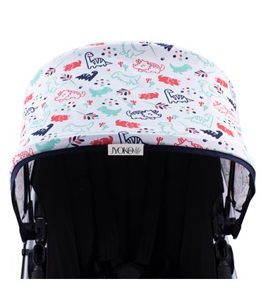 Vista frontal Dino Party