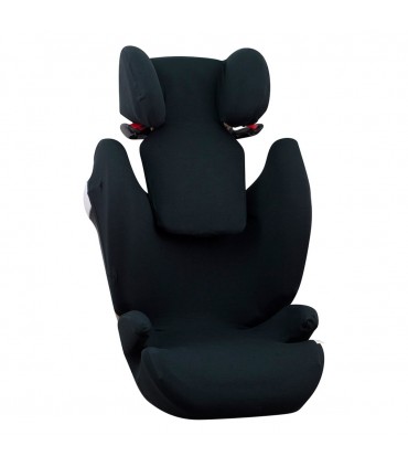 Funda para Cybex Solution M-S-Fix - Vista 3/4 desplegada Black Series