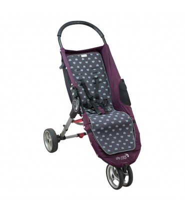 Jogger City mini y Joolz - Vista 3/4 Blue Heart