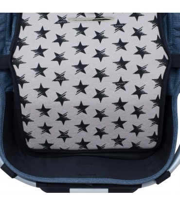 cochecito gemelar - Detalle inferior Dark sky 