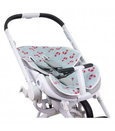 Quinny Moodd, Stokke, Cybex Priam - Vista 3/4 reclinado Crabby
