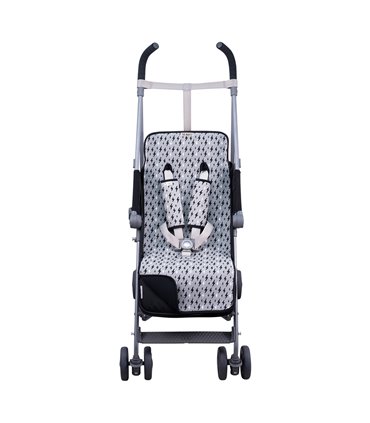 Colchoneta silla paseo - Vista general Black Rayo