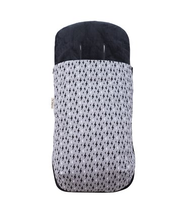 Saco silla paseo - Frontal desplegada Black Rayo