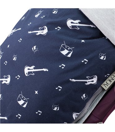 Detalle estampado Rock Hero