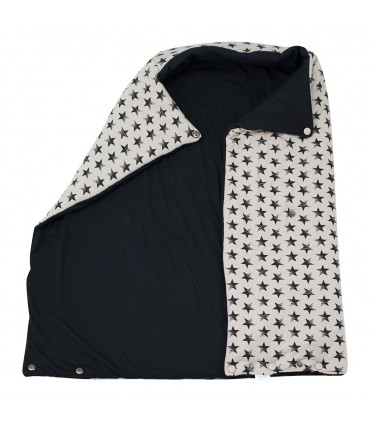 Saco capazo bebe - Vista interna y externa Dark Sky