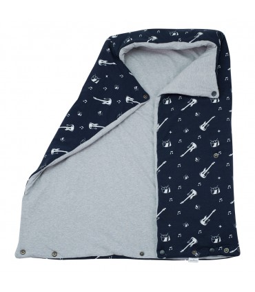 Saco capazo bebe - Vista interna y externa Rock Hero