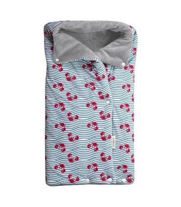 Saco capazo bebe - Vista frontal Crabby