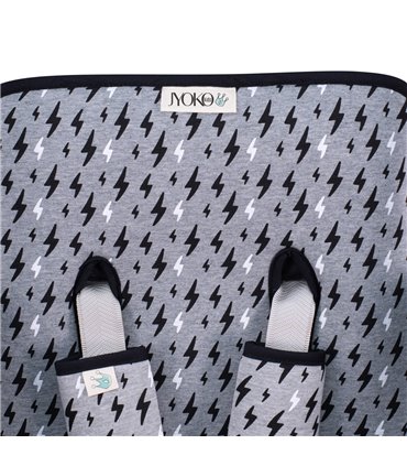 Ojal para correas de seguridad Black Rayo