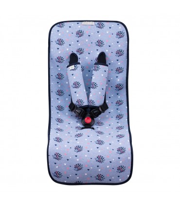 Colchoneta silla paseo - Vista frontal Spike