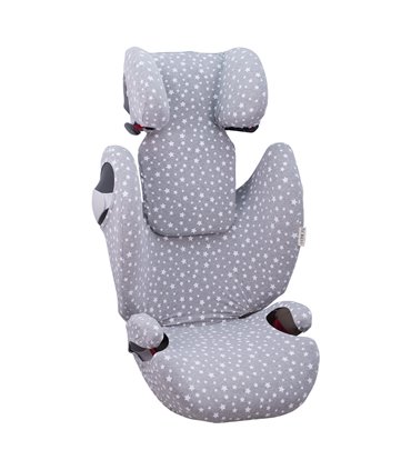 Funda para Cybex Solution M-S-Fix - Vista 3/4 desplegada White Star