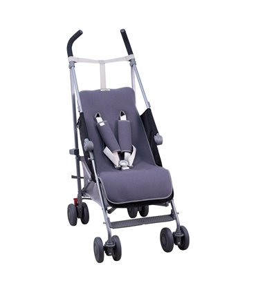 Colchoneta silla paseo - Vista 3/4 Marengo