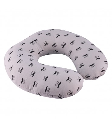 Almohada de viaje - Vista 3/4 Mr Mustache