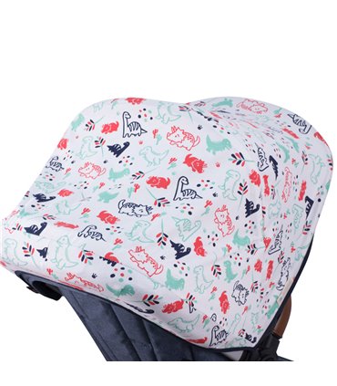 Bugaboo Donkey - Vista trasera Dino Party