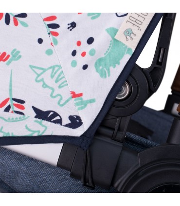 Bugaboo Donkey - Detalle lateral Dino Party