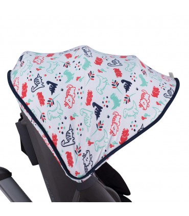 Vista lateral Dino Party