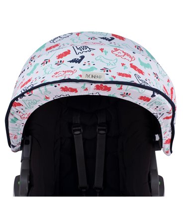 Vista frontal Dino Party