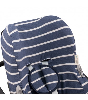 Maxi cosi Cabriofix, City mini e Inglesina - Detalle ojal Sailor Stripes