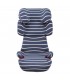 Cybex Solution X - Frontal desplegada Sailor Stripes