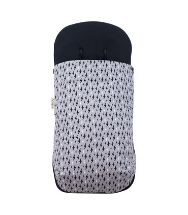 Saco silla paseo - Frontal desplegada Black Rayo
