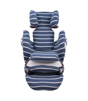 Cybex Pallas M-Fix y S-Fix - Frontal desplegada Sailor Stripes