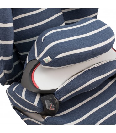 Cybex Pallas M-Fix y S-Fix - Vista 3/4 inferior Sailor Stripes