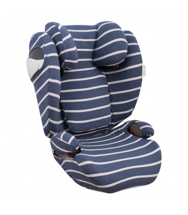 Funda para Cybex Solution M-S-Fix - Vista 3/4 Sailor Stripes