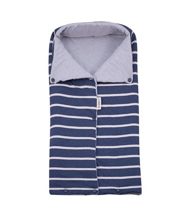 Saco capazo bebe - Vista frontal Sailor Stripes