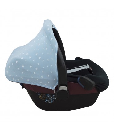 Maxi cosi Pebble y Bebe confort - Vista lateral Blue Sparkles