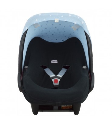 Maxi cosi Pebble y Bebe confort - Vista frontal Blue Sparkles