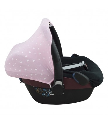Maxi cosi Pebble y Bebe confort - Vista lateral Pink Sparkles