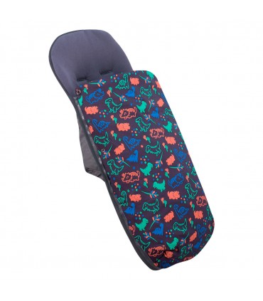 Jogger City mini y Joolz - Vista 3/4 Happy Dino