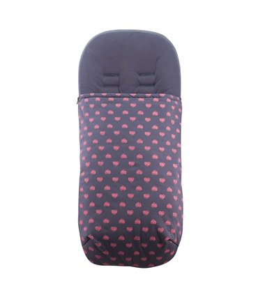 Jogger City mini y Joolz - Frontal desplegada Fluor Heart