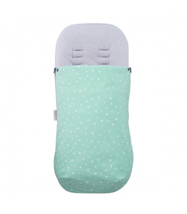 Jogger City mini y Joolz - Frontal desplegada Mint Sparkles