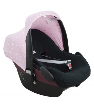 Maxi cosi Pebble y Bebe confort - Detalle 3/4 Pink Sparkles