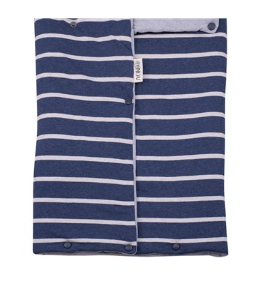 Saco capazo bebe - Detalle inferior Sailor Stripes