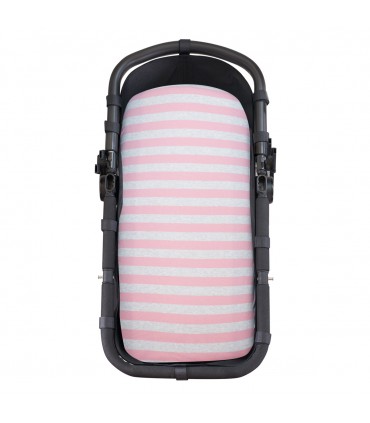 sábana bajera  - Vista frontal Pink island