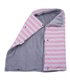 Saco capazo bebe - Vista interna y externa Pink Island