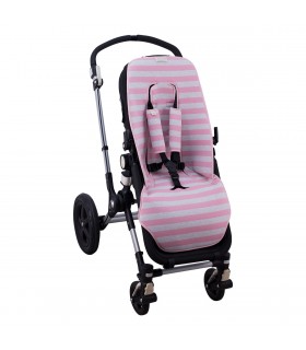 Silla coche bebe - Vista 3/4 Pink Island