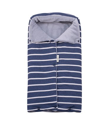 Saco capazo bebe - Vista frontal Sailor Stripes