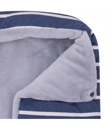 Saco capazo bebe - Detalle superior Sailor Stripes