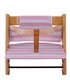 Stokke Tripp trapp - Vista frontal con retenedor Pink Island