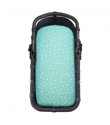 sábana bajera  - Vista frontal Mint sparkles