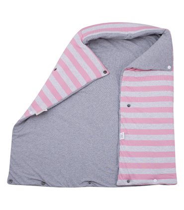 Saco capazo bebe - Vista interna y externa Pink Island