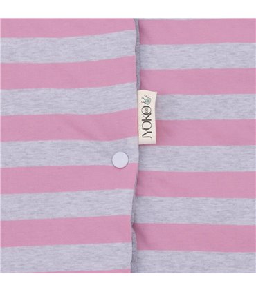 Saco capazo bebe - Detalle etiqueta Pink Island
