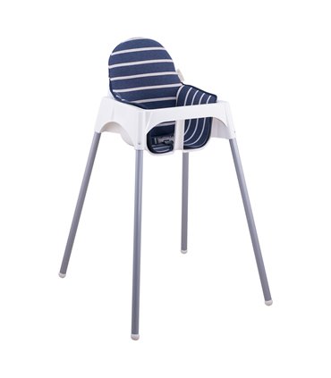 trona ikea - Vista 3/4 Sailor Stripes