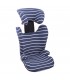 Britax römer kidfix y Nuna aace - Vista 3/4 desplegada Sailor Stripes