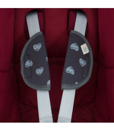 Vista en cochecito Blue Heart